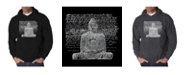 LA Pop Art Men's Word Art Hooded Sweatshirt - Zen Buddha